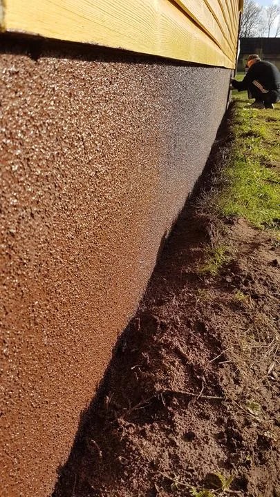 Po darbų – Struktūrinio tinko purškimo pavyzdžiai